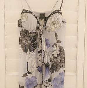 Lace babydoll nightgown